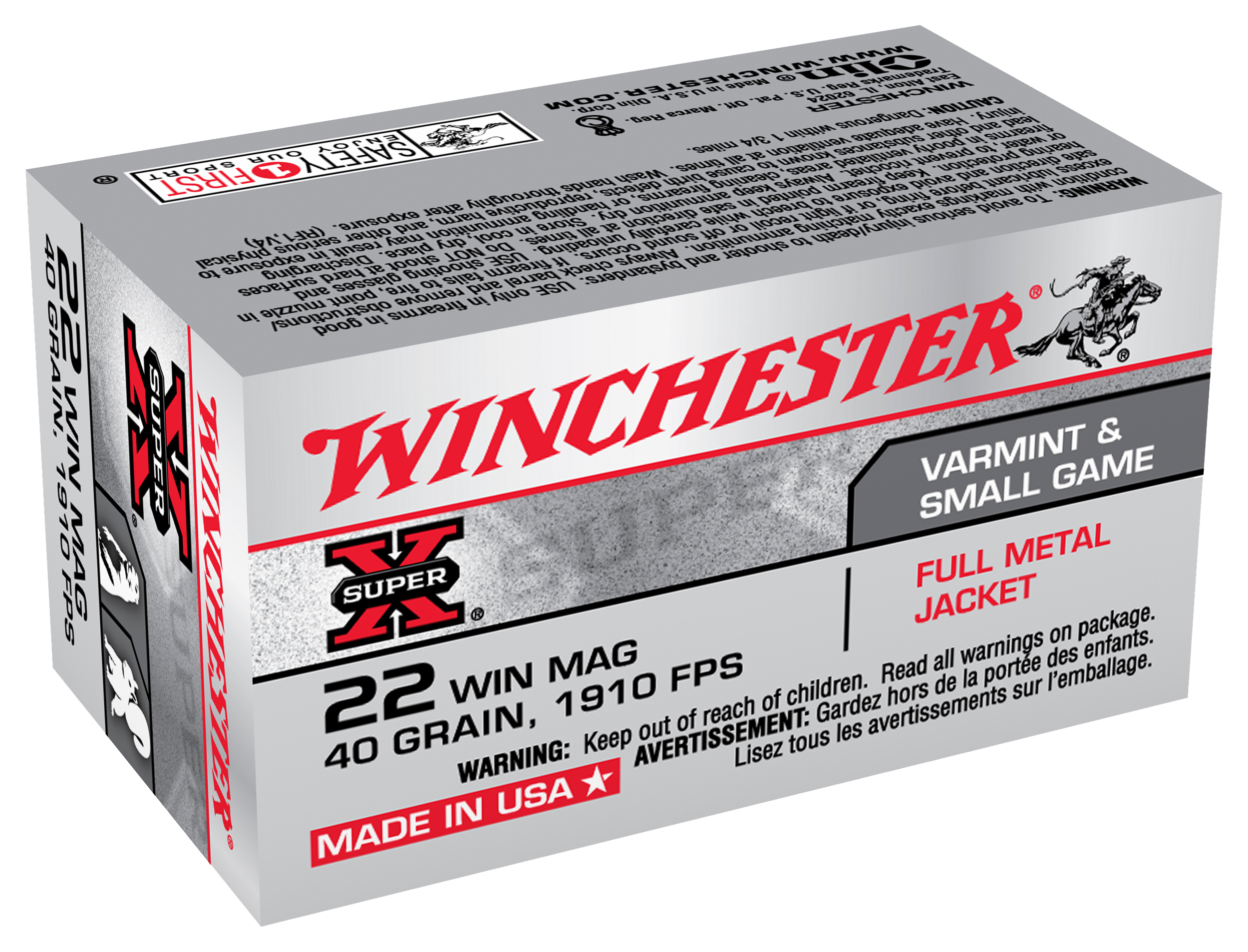 Winchester Super-X 22 WIN MAG Rimfire Ammo | Bass Pro Shops